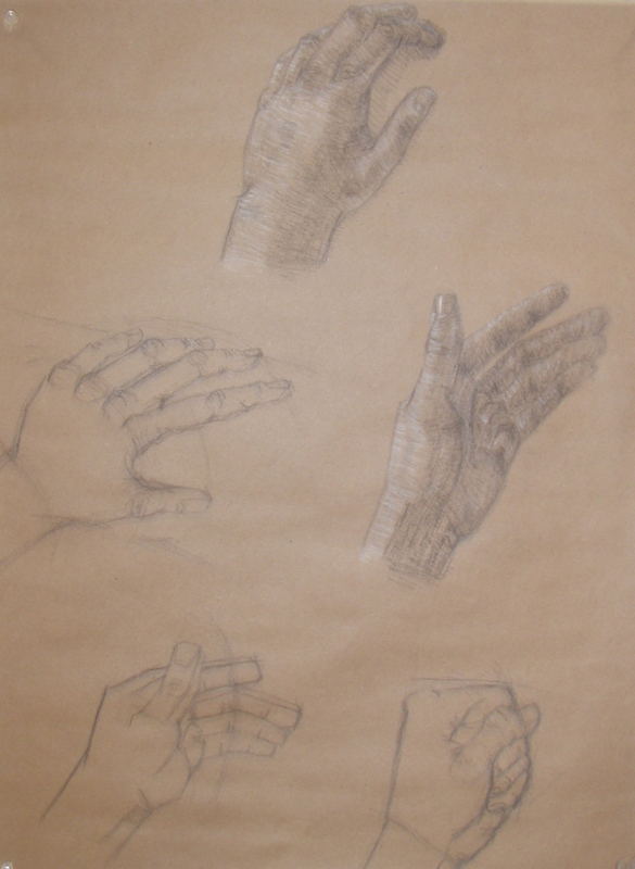 Untitled drawing (no. 7) by Grant Bay, ink on paper