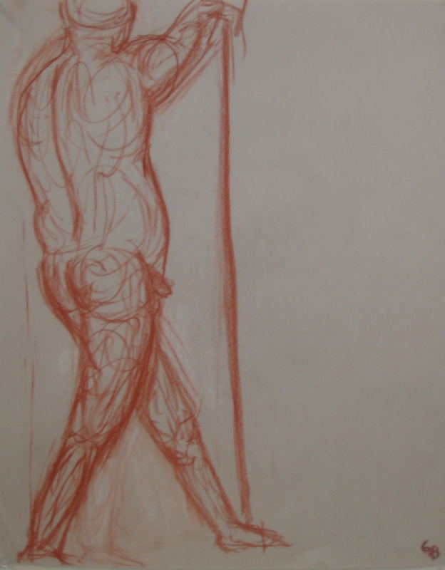 Untitled drawing (no. 10) by Grant Bay, ink on paper