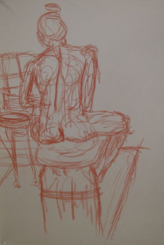 Untitled drawing (no. 11) by Grant Bay, ink on paper