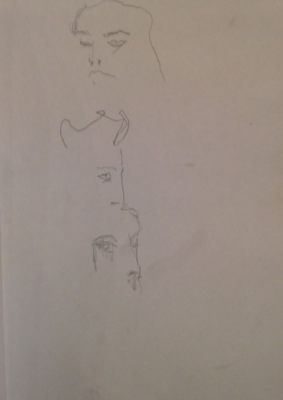 Untitled drawing (no. 28) by Grant Bay, ink on paper