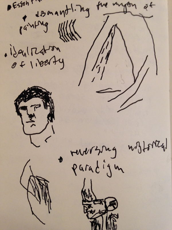 Untitled drawing (no. 29) by Grant Bay, ink on paper