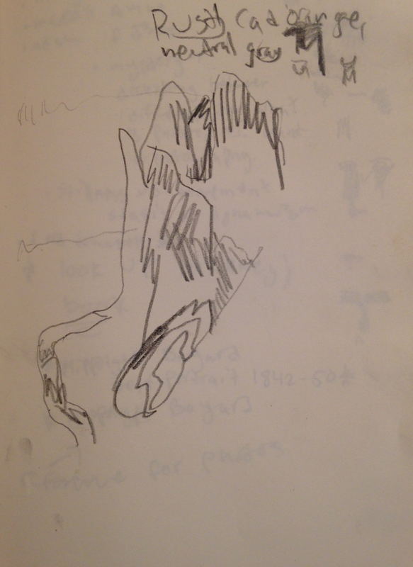 Untitled drawing (no. 32) by Grant Bay, ink on paper