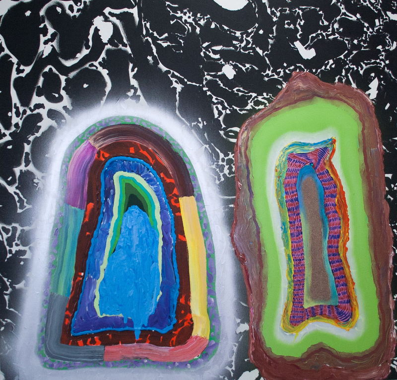 Untitled painting (no. 2) by Grant Bay, oil on canvas