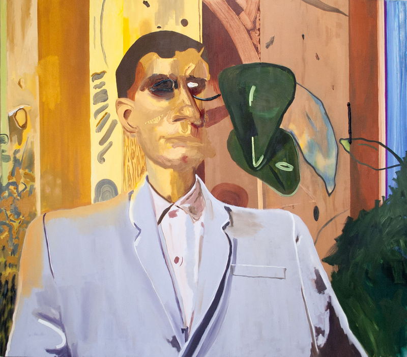 Untitled painting (no. 4) by Grant Bay, oil on canvas