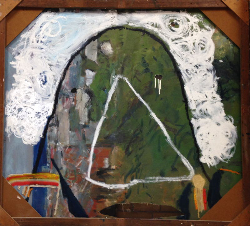 Untitled painting (no. 5) by Grant Bay, oil on canvas
