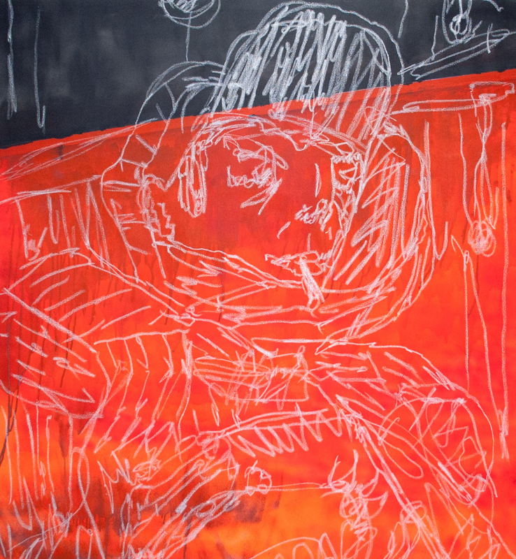 Untitled painting (no. 6) by Grant Bay, oil on canvas