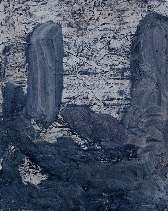 Untitled painting (no. 7) by Grant Bay, oil on canvas