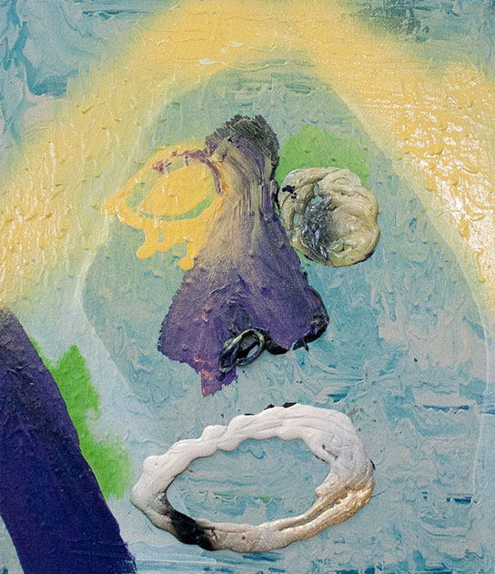 Untitled painting (no. 8) by Grant Bay, oil on canvas