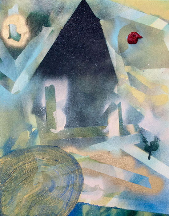 Untitled painting (no. 9) by Grant Bay, oil on canvas