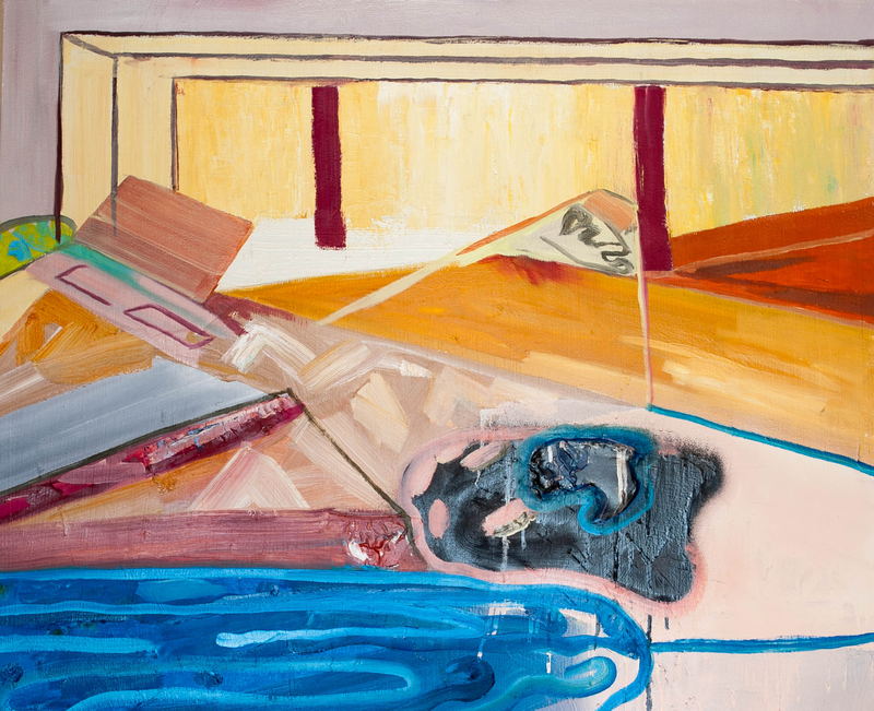 Untitled painting (no. 12) by Grant Bay, oil on canvas