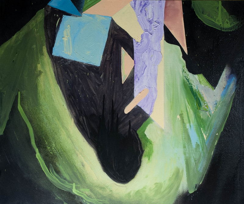 Untitled painting (no. 13) by Grant Bay, oil on canvas