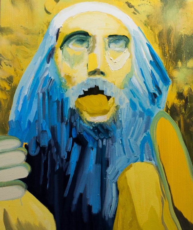 Untitled painting (no. 16) by Grant Bay, oil on canvas