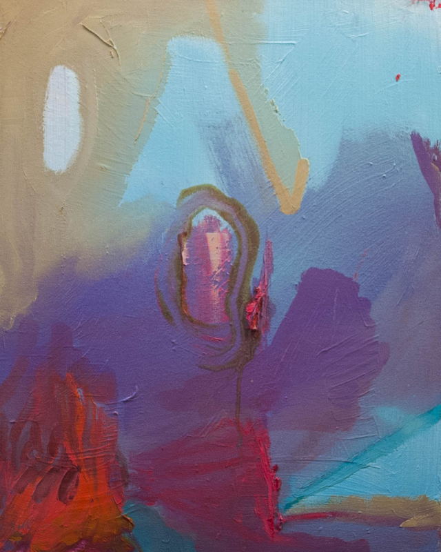 Untitled painting (no. 19) by Grant Bay, oil on canvas