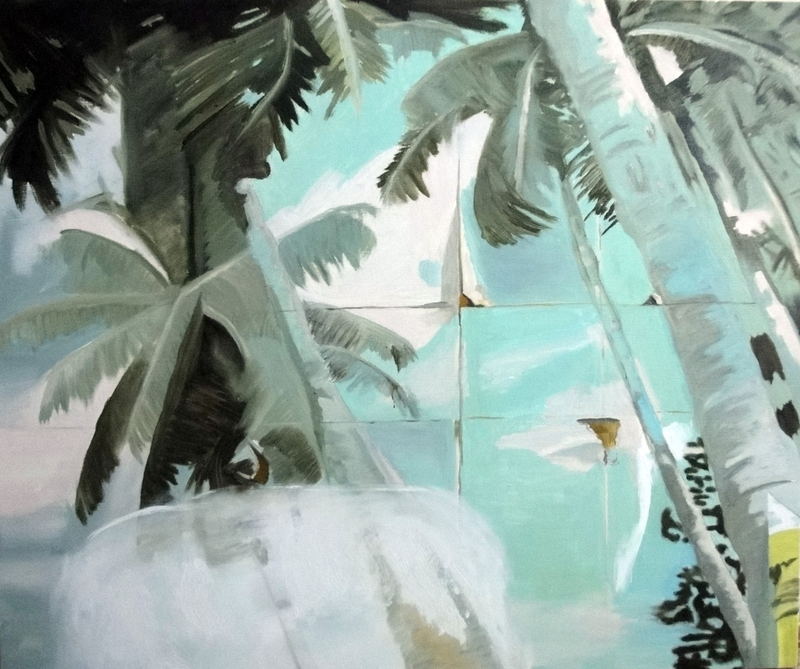 Untitled painting (no. 24) by Grant Bay, oil on canvas