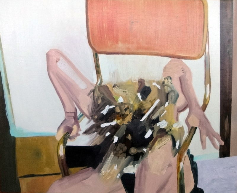 Untitled painting (no. 25) by Grant Bay, oil on canvas
