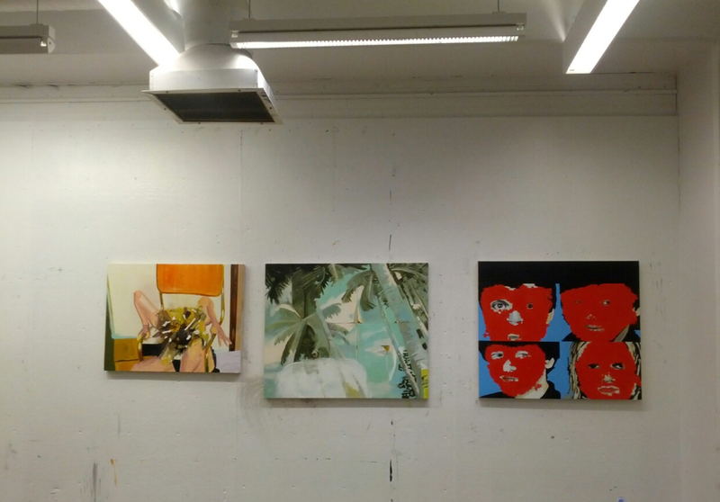 Untitled painting (no. 27) by Grant Bay, oil on canvas