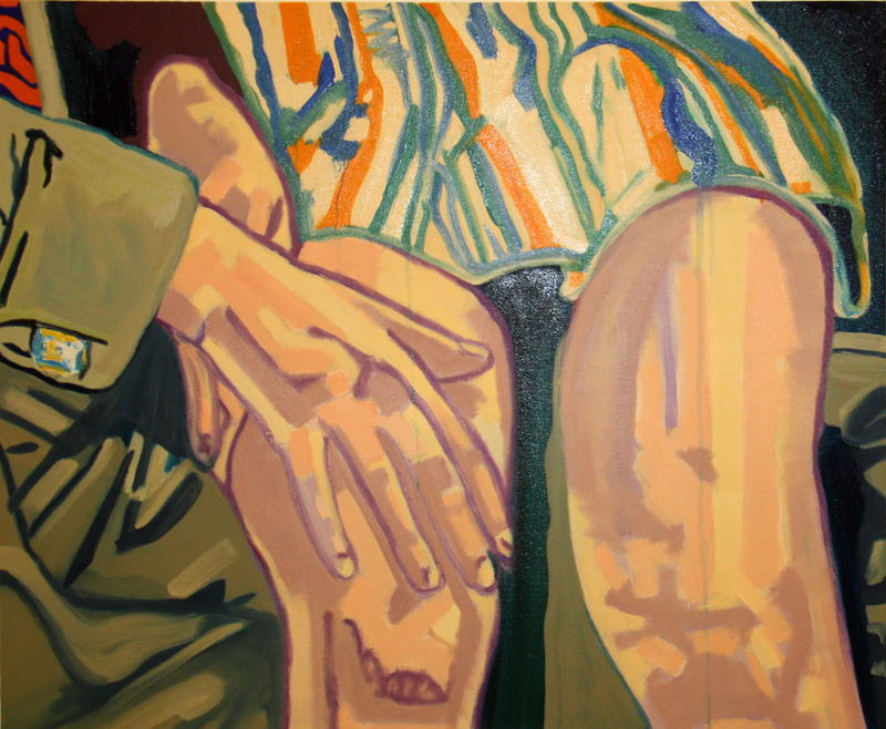 Untitled painting (no. 29) by Grant Bay, oil on canvas