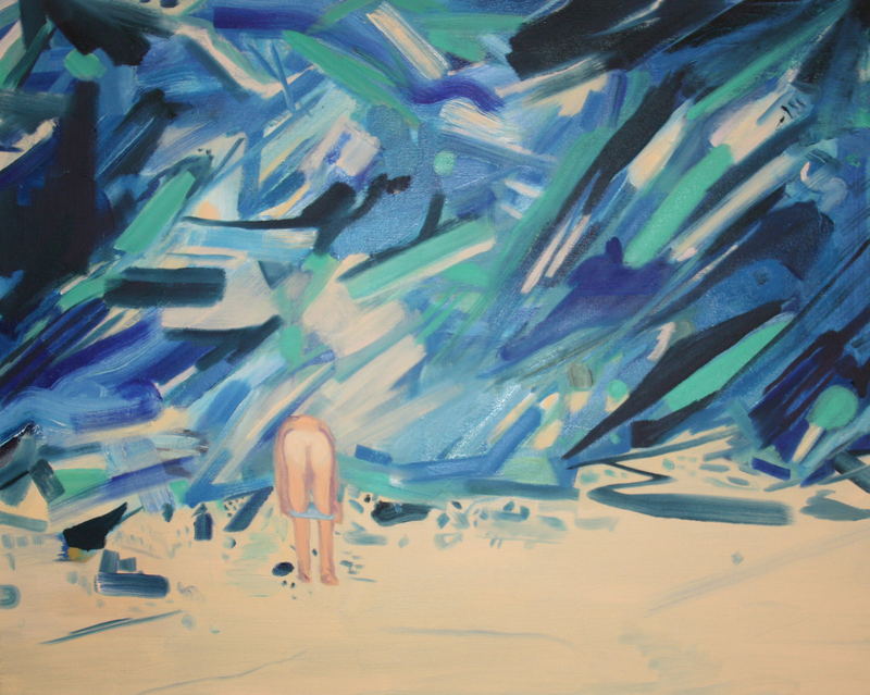 Untitled painting (no. 30) by Grant Bay, oil on canvas