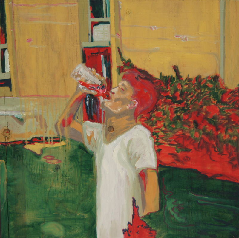 Untitled painting (no. 34) by Grant Bay, oil on canvas