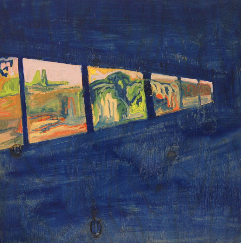 Untitled painting (no. 37) by Grant Bay, oil on canvas