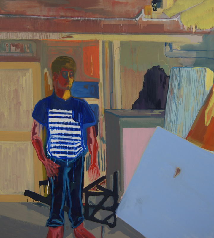 Untitled painting (no. 39) by Grant Bay, oil on canvas
