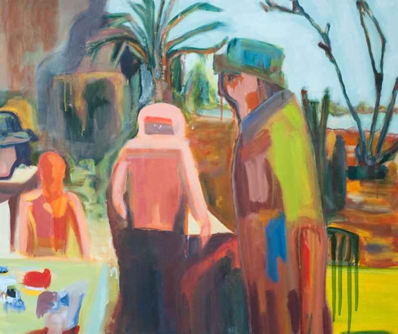 Untitled painting (no. 40) by Grant Bay, oil on canvas
