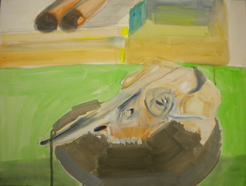Untitled painting (no. 41) by Grant Bay, oil on canvas