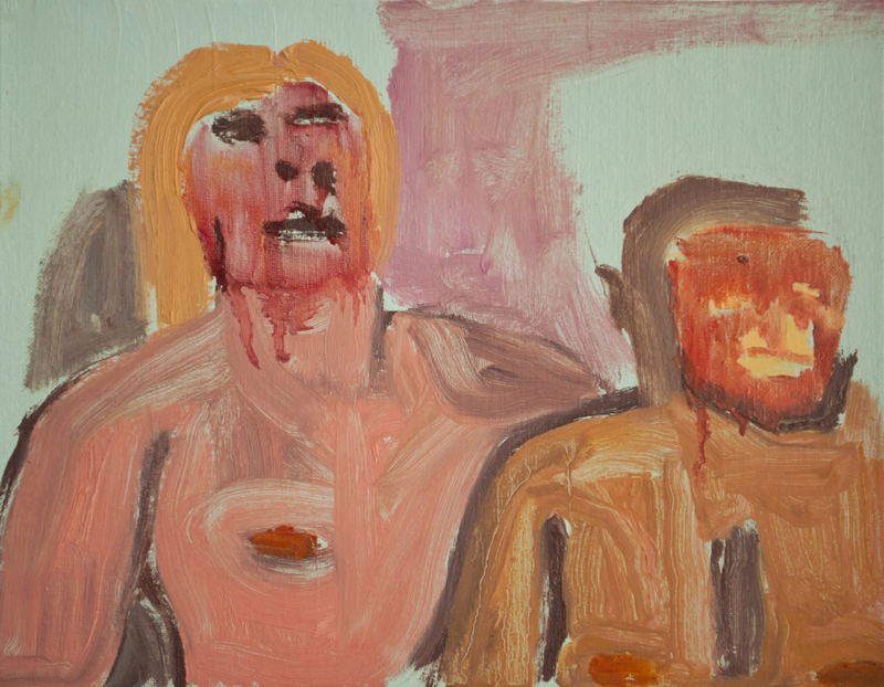Untitled painting (no. 44) by Grant Bay, oil on canvas