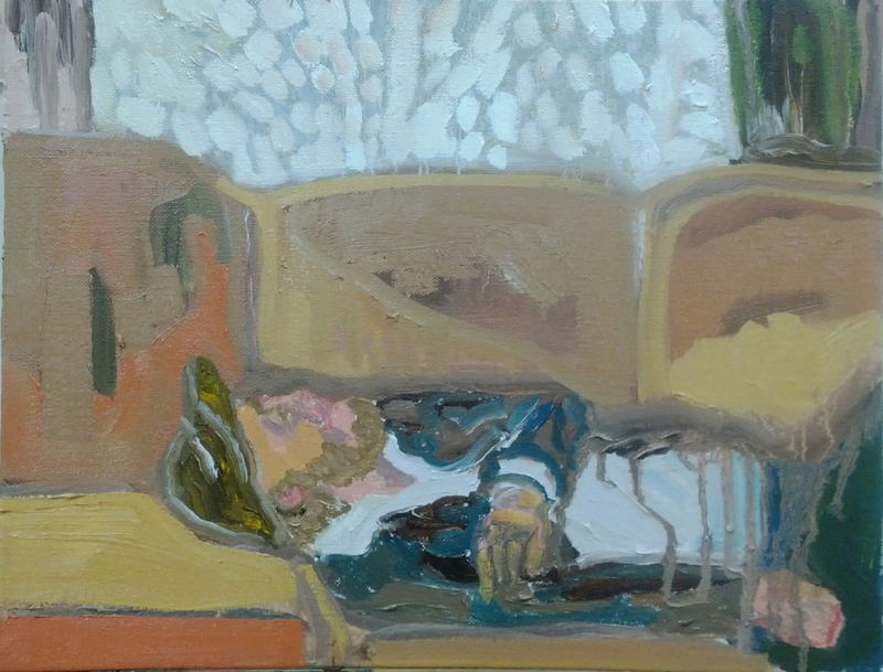 Untitled painting (no. 46) by Grant Bay, oil on canvas