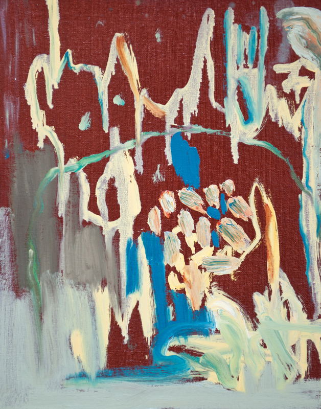 Untitled painting (no. 47) by Grant Bay, oil on canvas